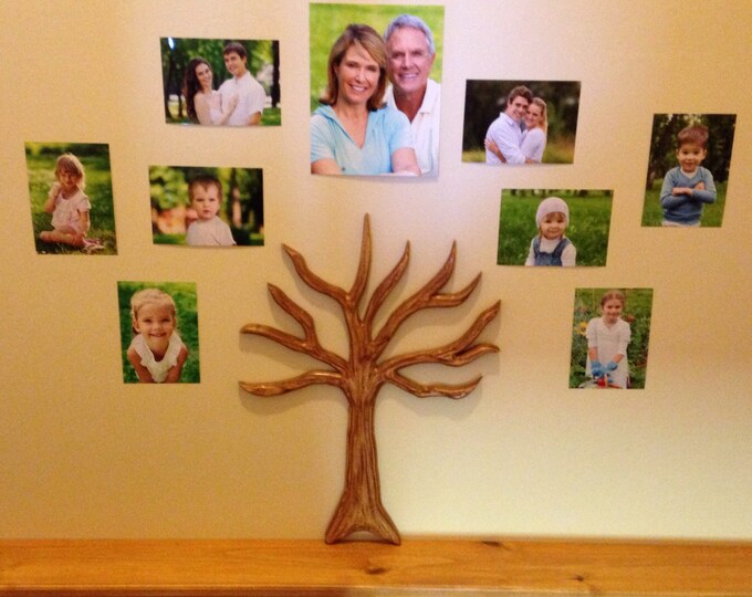 Carved Wood Family Tree Wall Hanging Etsy