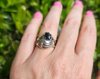 Black Onyx Sterling Silver Ring