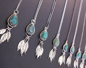Turquoise Dreamcatcher Necklace