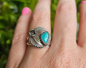 Pilot Mountain Turquoise Ring