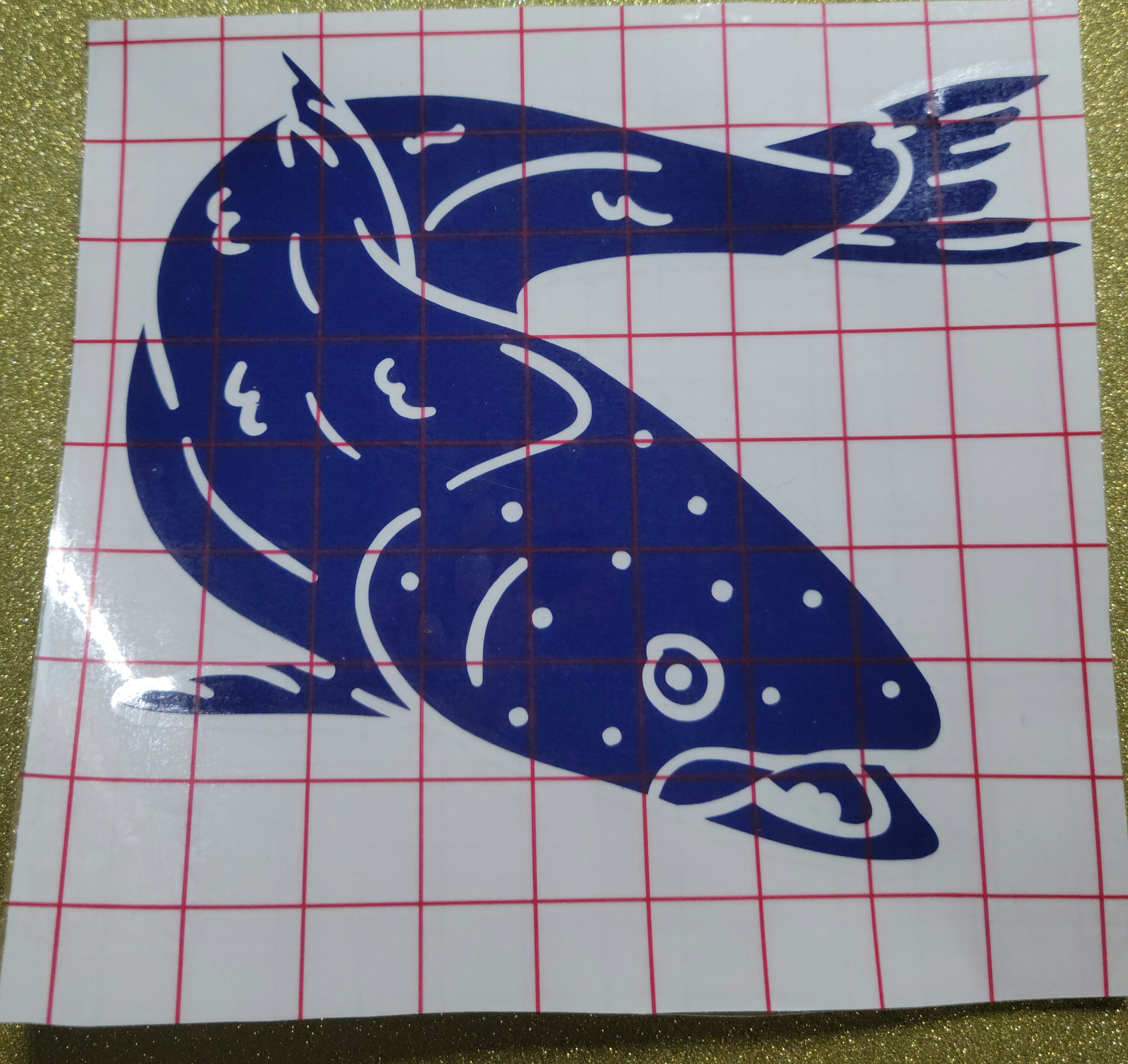 Vinyl Fish Sticker / Decal Etsy