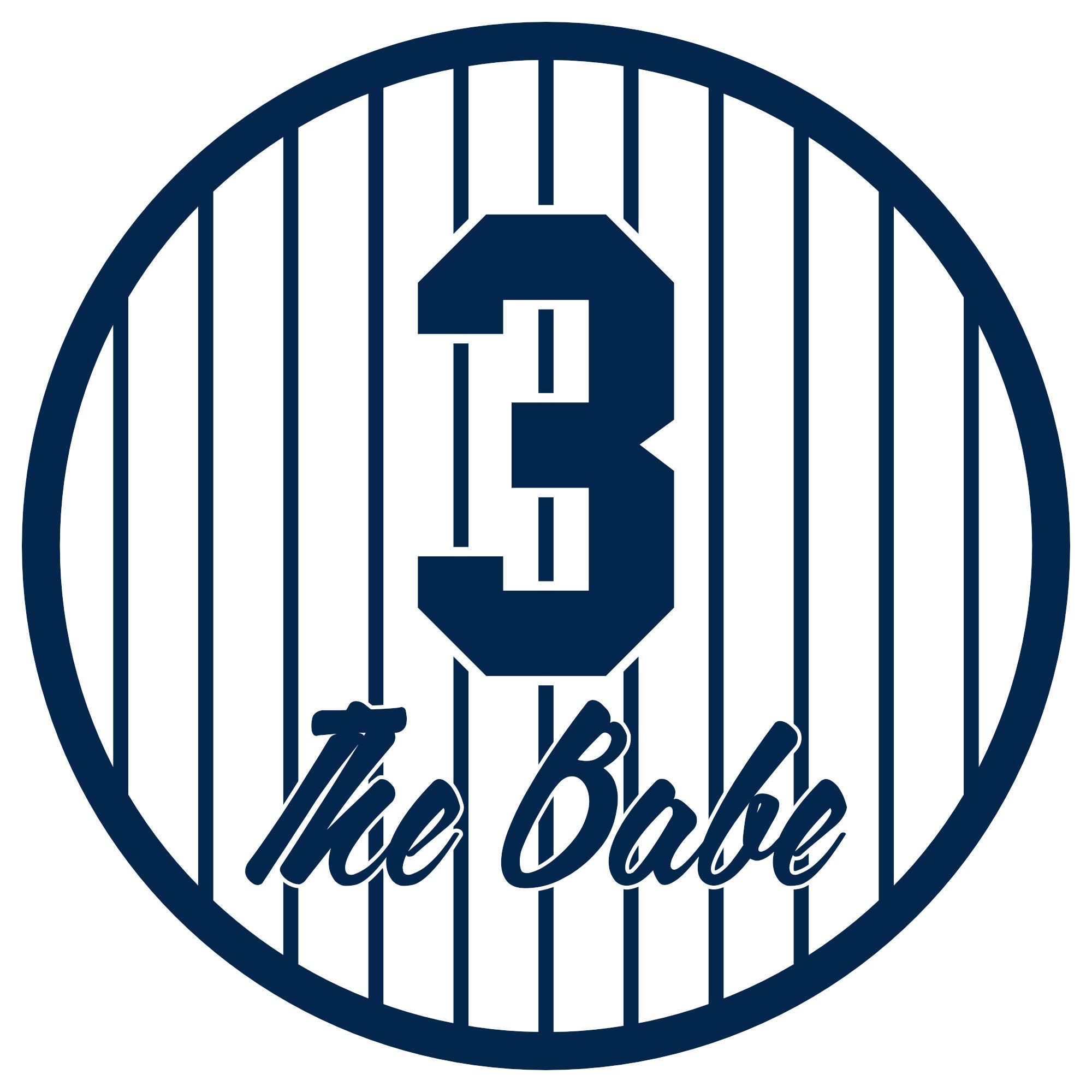 Babe Ruth - New York Yankee Home Kit Sticker for Sale by On