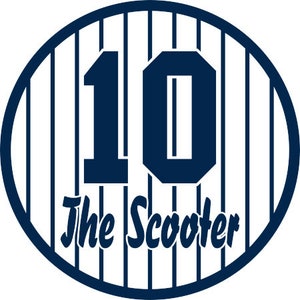Phil Rizzuto sticker New York Yankees number decal All Rise The Scooter  FREE Shipping