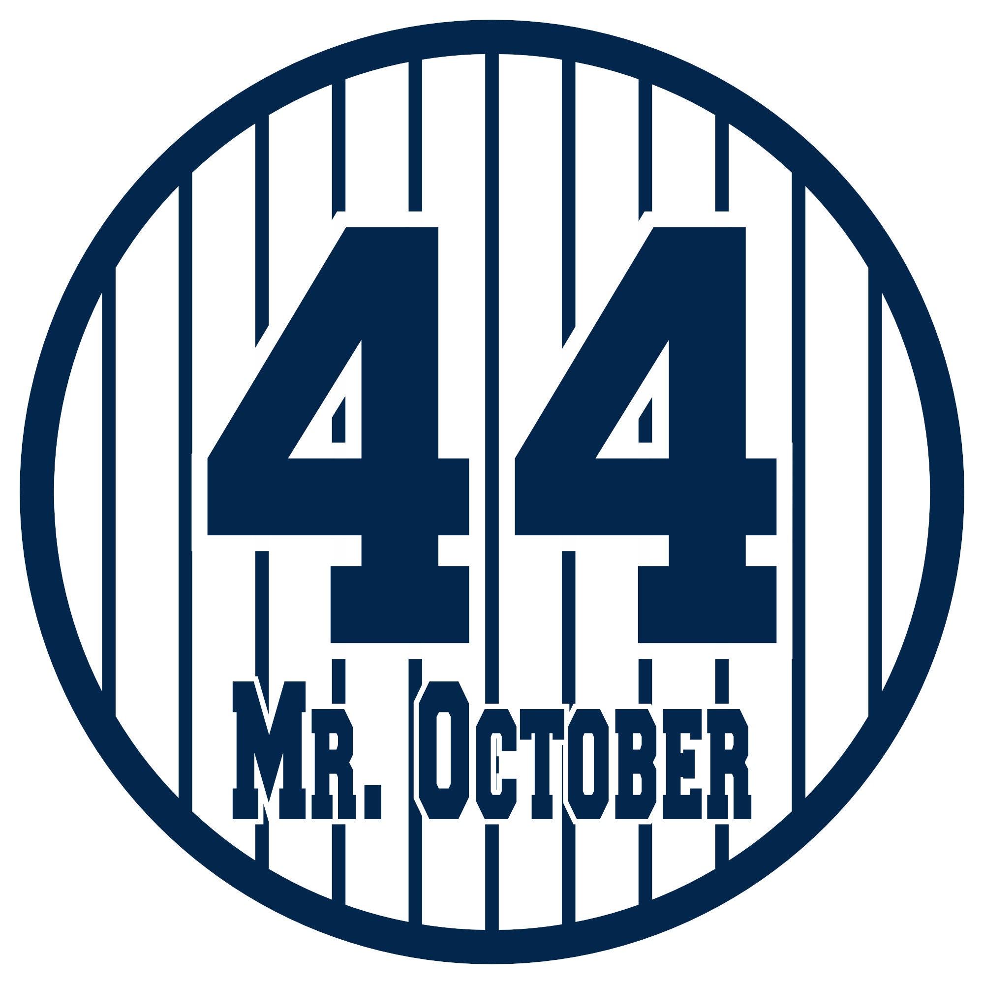 Reggie Jackson Sticker New York Yankees Number Decal Mr 