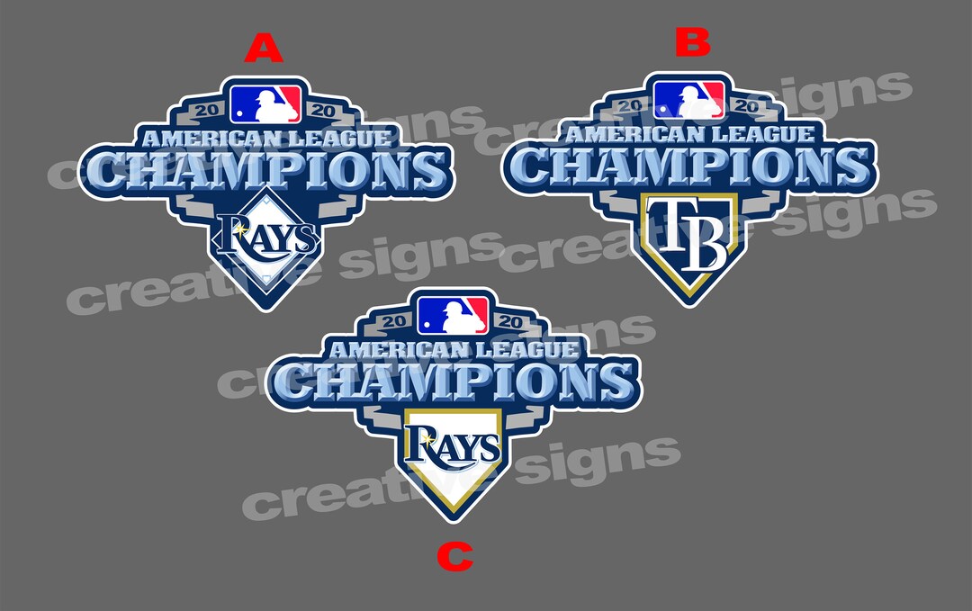 Tampa Bay Rays American League Champions Decal Car Tattoo 