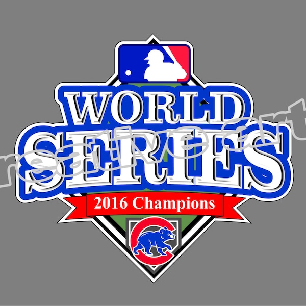 Chicago Cubs 2016 WORLD SERIES Champions Decal car tattoo sticker vinyl decal