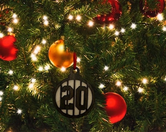 Jorge Posada #20 Ornament, Handmade Wood Yankees Christmas Decor, MLB Baseball Fan Gift, New York Collectible Ornament FREE SHIPPING
