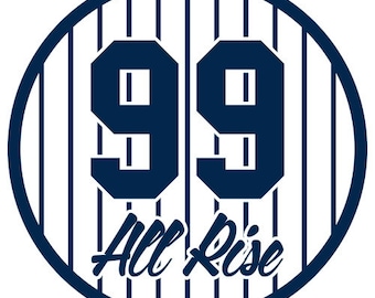 Aaron Judge sticker New York Yankees number decal All Rise FREE SHIPPING