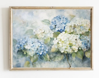 Hydrangea Wall Art Print