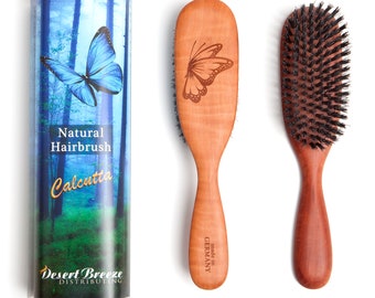 100% Natural Boar Bristle Hair Brush