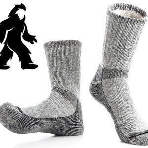 Alpaca & Merino Wool Crew Socks, Silky Soft Comfy Hiking Sock for Men, Women, The Timberline, Moisture Wicking, Insulated Terry Loop Cushion