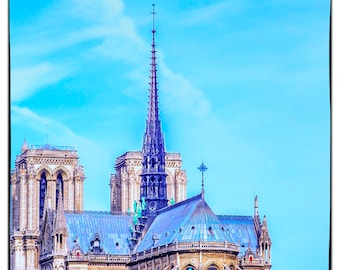 Notre-Dame Wall Art, Notre-Dame Paris, French Gothic Architecture, Notre Dame Cathedral Pictures, Paris Photography, Paris Wall Art,