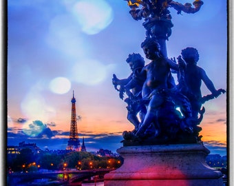 Eiffel Tower Photography Print: Paris City of Lights