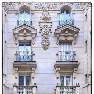 Paris Architecture Print: Parisian Windows Fine Art Photography