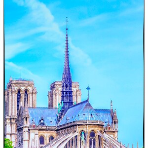 Notre-Dame Wall Art, Notre-Dame Paris, French Gothic Architecture, Notre Dame Cathedral Pictures, Paris Photography, Paris Wall Art,
