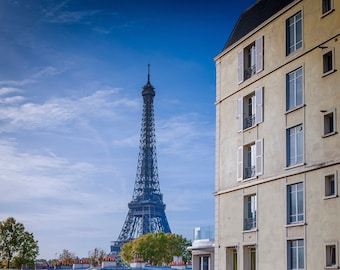 Eiffel Tower Paris Photography: Parisian Cafe View Wall Art