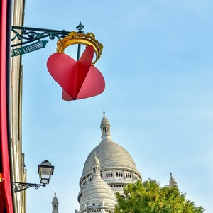 Sacré-Coeur Basilica Print: Montmartre Paris Photography, French Decor