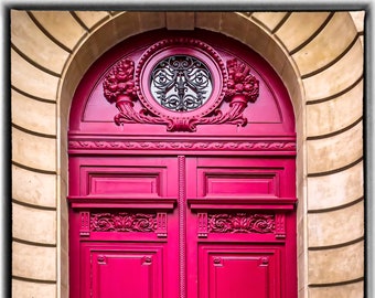 Paris Red Door, Paris Print, Paris Photography, Paris Wall Art, Paris Home Decor, Paris Red Decor, Red Wall Art, Art Bedroom Decor,