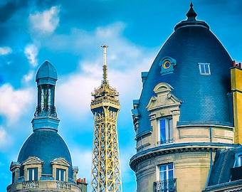 Eiffel Tower Art Print: Parisian Belle Epoque Photography