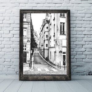 Romantic Paris Street, Paris Wall Art, Paris Home Decor, Paris Photography, Paris Black and White, Paris Room Decor, Paris Print, Paris Art image 5