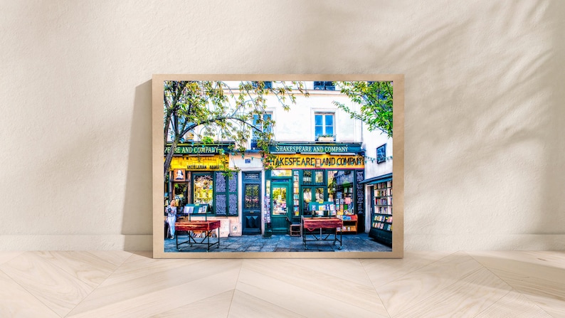 Shakespeare and Company Bookstore, Paris Photography Print image 5