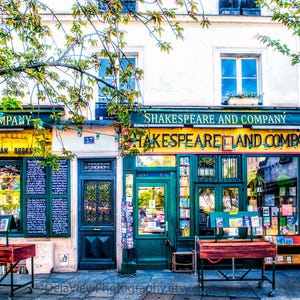 Shakespeare and Company Bookstore, Paris Photography Print image 1