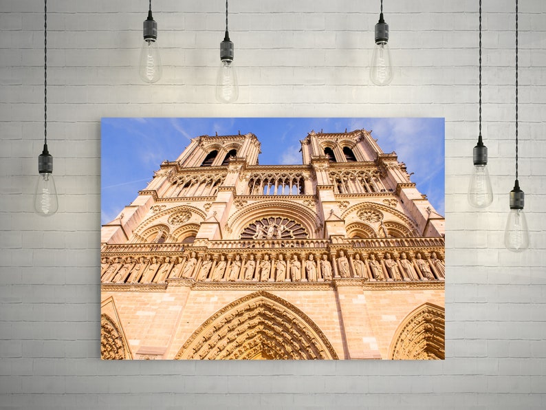 Notre Dame de Paris Paris Wall Art, French Architecture Paris Photography Home Decor Paris Notre Dame Art Print Paris Home Decor