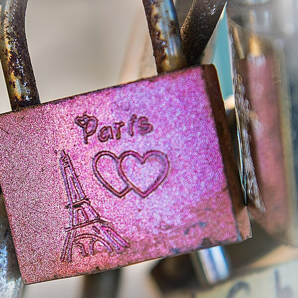 Paris Padlock, Paris Photography, Love and Romance