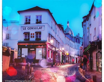 Paris Photography, Valentine's Gift, Valentine's Decor, Paris Le Consulat, Montmartre, Paris Photo, Wall Art, Paris Decor, Paris Pint