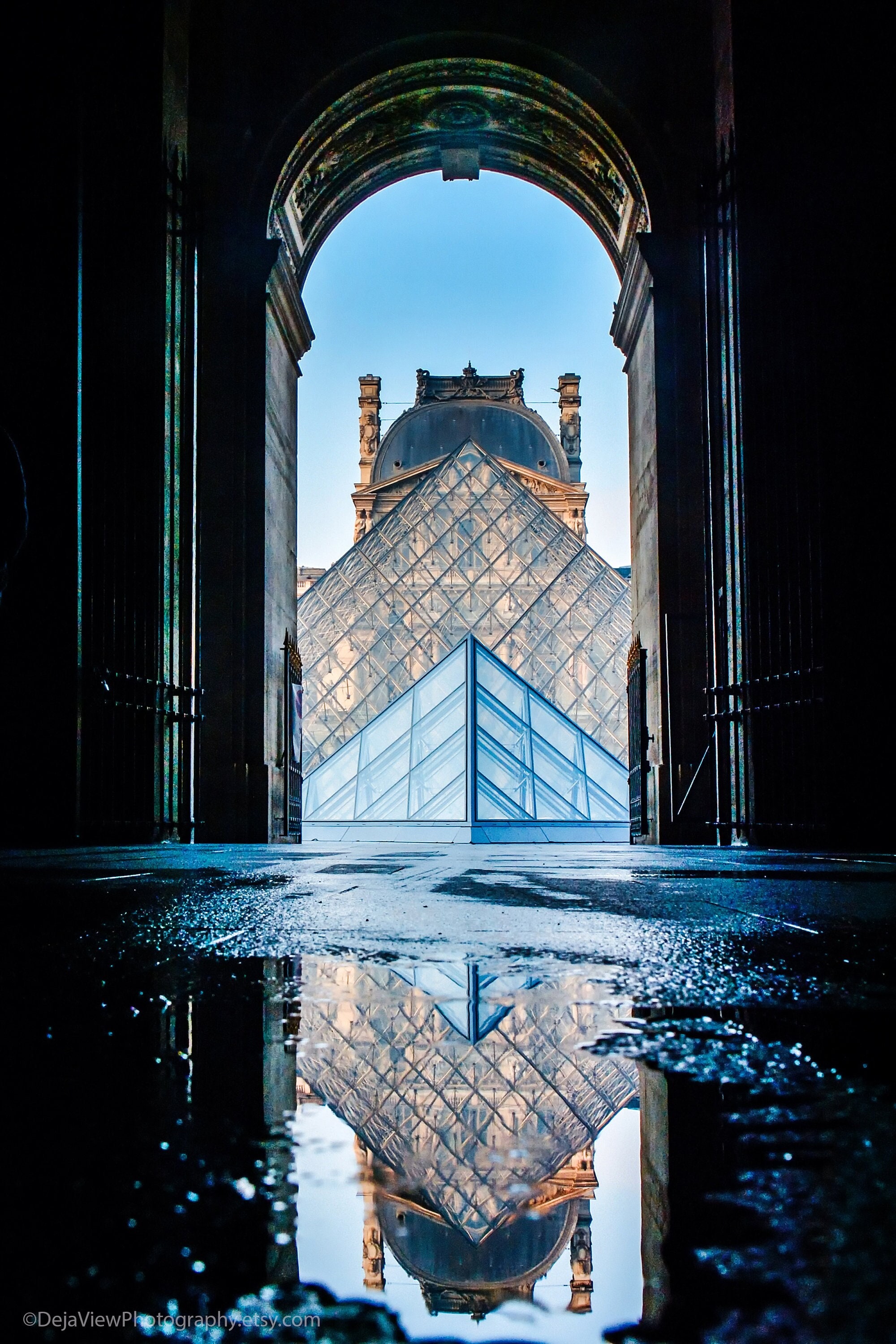 The Glass Pyramid, Louvre Museum, Travel Photo, Paris Photography, Paris Art Print, Paris Photo, Paris Wall Art, French Architecture,