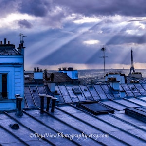 Paris Eiffel Tower Picture, Paris Print, Montmartre Wall Art, Paris Photo, Paris Wall Decor, French Decor, Paris  Decor, Paris Photography