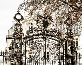 Portes du Parc Monceau, Parc Monceau, Photographie de Paris, Paris Wall Art, Paris Photo, Paris Print, Paris Home Decor, Paris Pictures, Automne