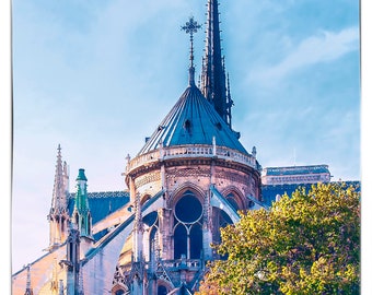 Notre-Dame Cathedral Wall Art, Notre-Dame de Paris, Paris Photography, Paris Decor, Notre-Dame Spire, Paris Home Decor, Paris Bedroom Decor