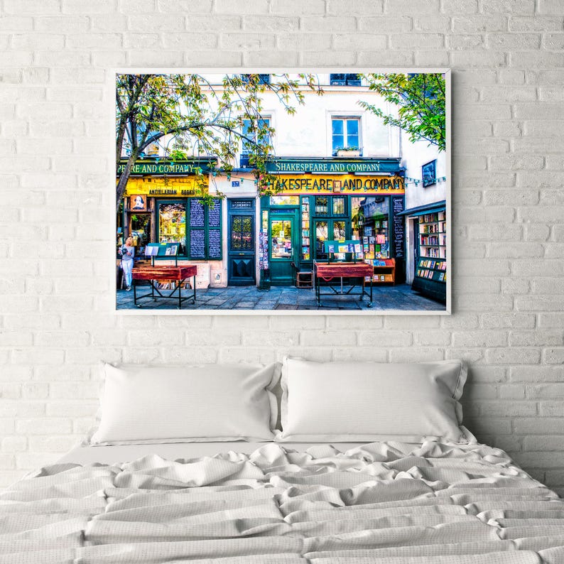 Shakespeare and Company Bookstore, Paris Photography Print image 9