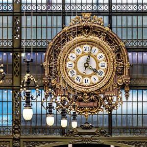 Musée d'Orsay Clock, Paris Photo, Paris Wall Art, Paris Clock, Paris Photography, Paris Living Room Art, Paris Home Decor, Paris Art Print