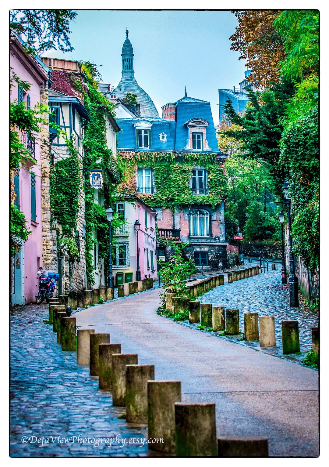 Montmartre Paris Photography Print: Rue De L'abreuvoir Wall Art - Etsy