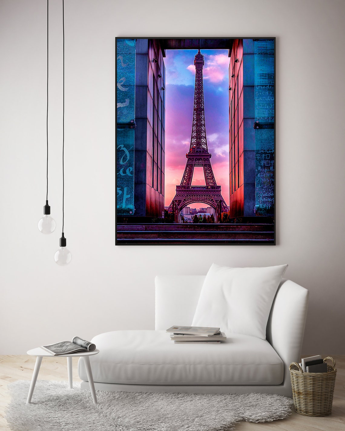 Eiffel Tower Sunset, Paris Eiffel Tour, Paris Wall Art, Paris Home