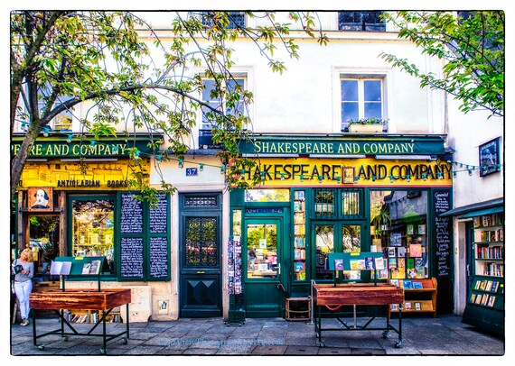 Shakespeare and Company Bookstore, Paris Photography Print