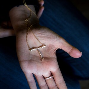 Copper IUD Necklace or Pin. Homemade Out of Wire, Beads and Chain by