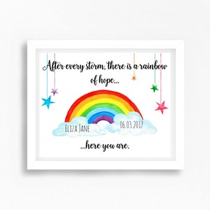 Cadeau De Bebe Darc En Ciel Apres Chaque Tempete Il Y A Un Etsy Cadeau De Bebe Darc En Ciel Apres Chaque Tempete Il Y A Un Etsy