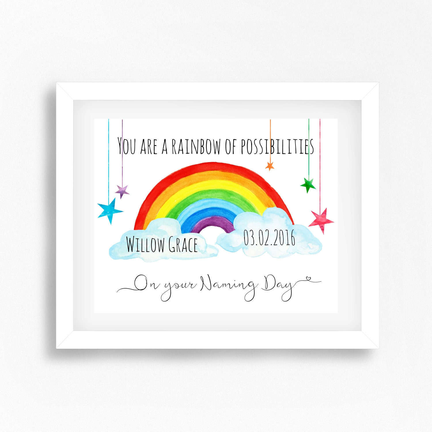 Naming Ceremony Gift Naming Day Gift Gift for Godson Etsy