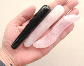 Rose Quartz Yoni Wand Obsidian Yoni Wand Rose Crystal S Massage Wand 1760