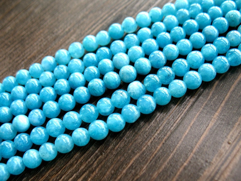 Aquamarine Beads Round Aquamarine Beads 6mm 8mm 10mm 12mm 14mm Etsy