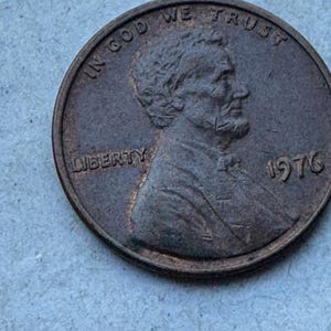 One Cent 1976 USA 1 Cent Abraham Lincoln Copper Collector Coin copper coin rare fun piece
