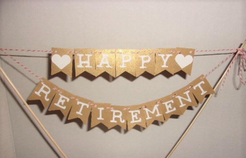 Free Free 216 Happy Retirement Cake Topper Svg Free SVG PNG EPS DXF File