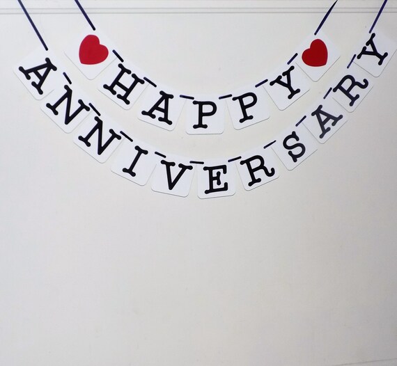 happy anniversary banner happy anniversary wedding signs etsy happy anniversary signs