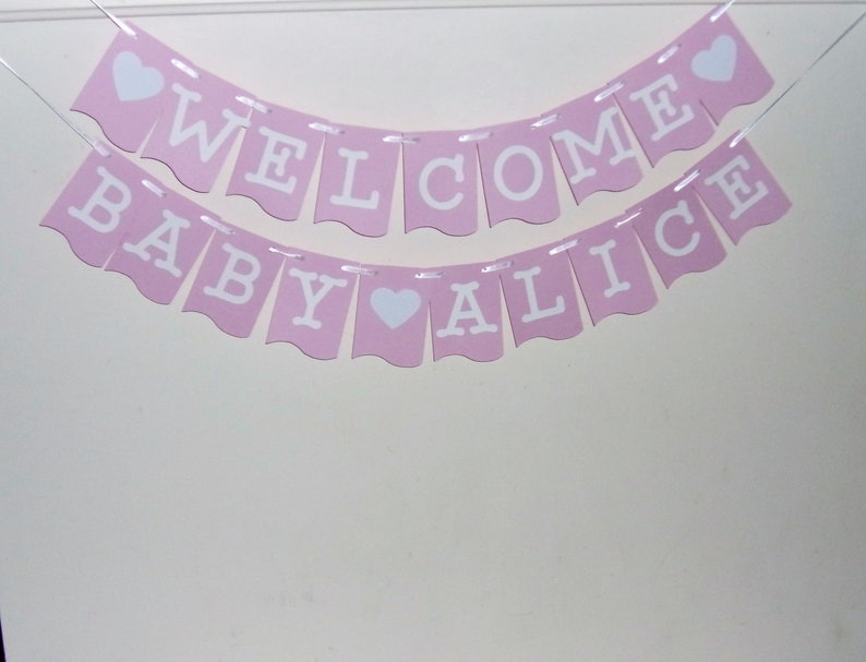 welcome baby banner baby shower banner baby banner congratulations newborn baby announcement welcome home baby baby girl welcome home baby banners