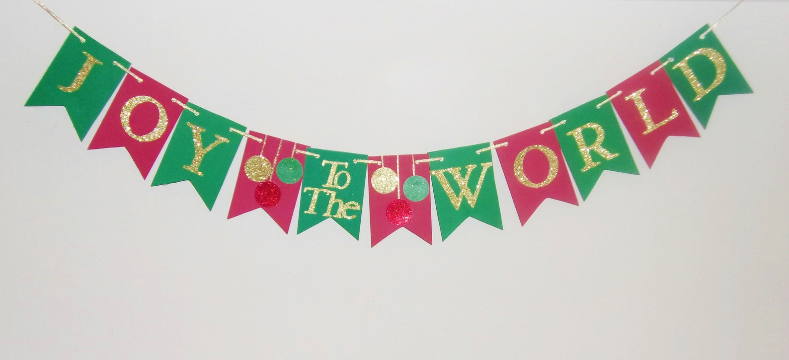 Joy to the World banner Christmas Party Decoration Merry | Etsy