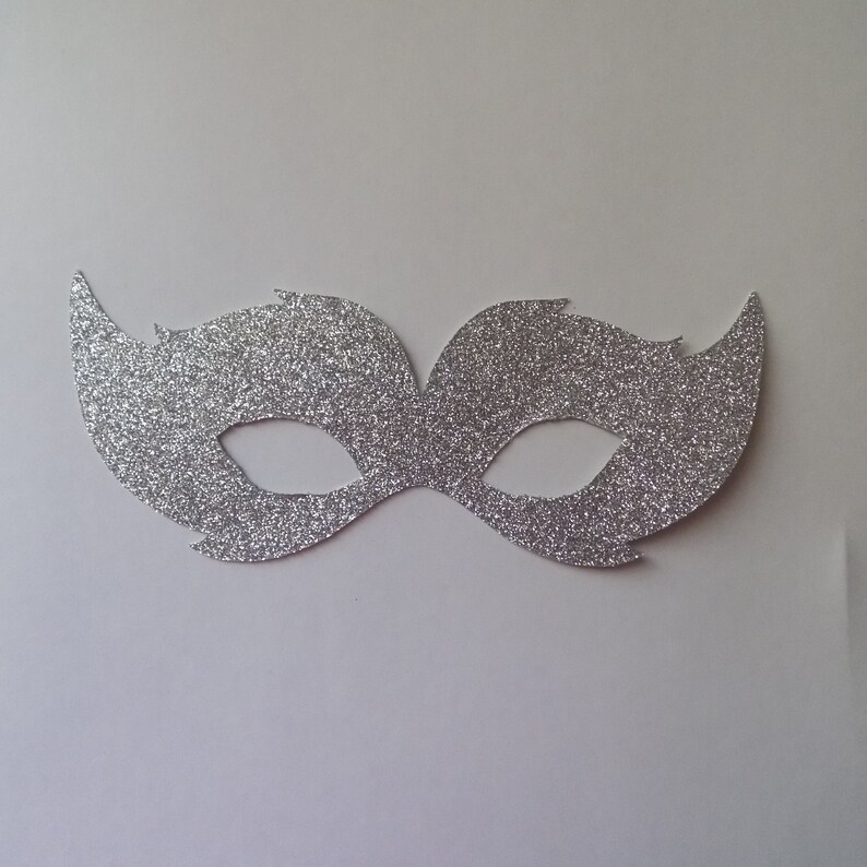 Silver Mask Mask Party Decoration Carnival Mask Party Etsy
