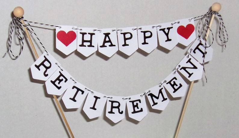 Free Free Happy Retirement Cake Topper Svg 386 SVG PNG EPS DXF File